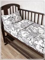 Детское постельное белье бязь Котовасия
