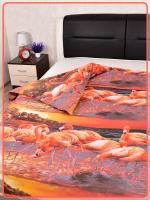 Пододеяльник Ивановская бязь 2064 Фламинго