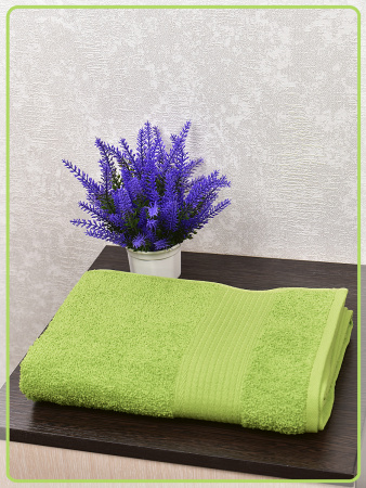 Полотенце махровое Вышний Волочек оливковый (пл.375)